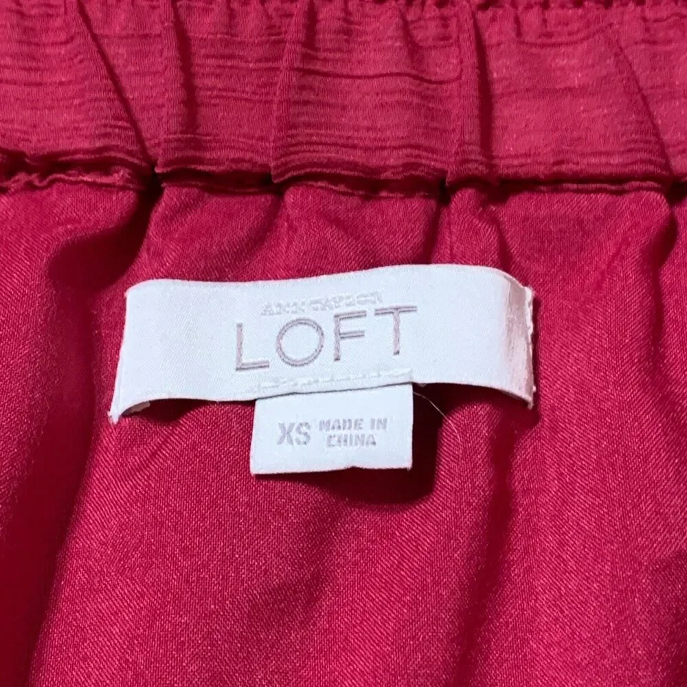 Ann Taylor Loft Crinkle Chiffon Mini Skirt - Picture 4 of 6